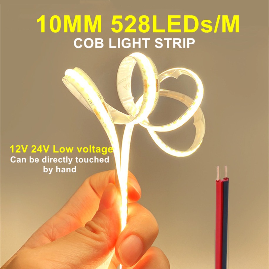 Actinic Blue Led - ไฟแถบ LED COB ความหนาแน่นสูง 5~1 เมตร