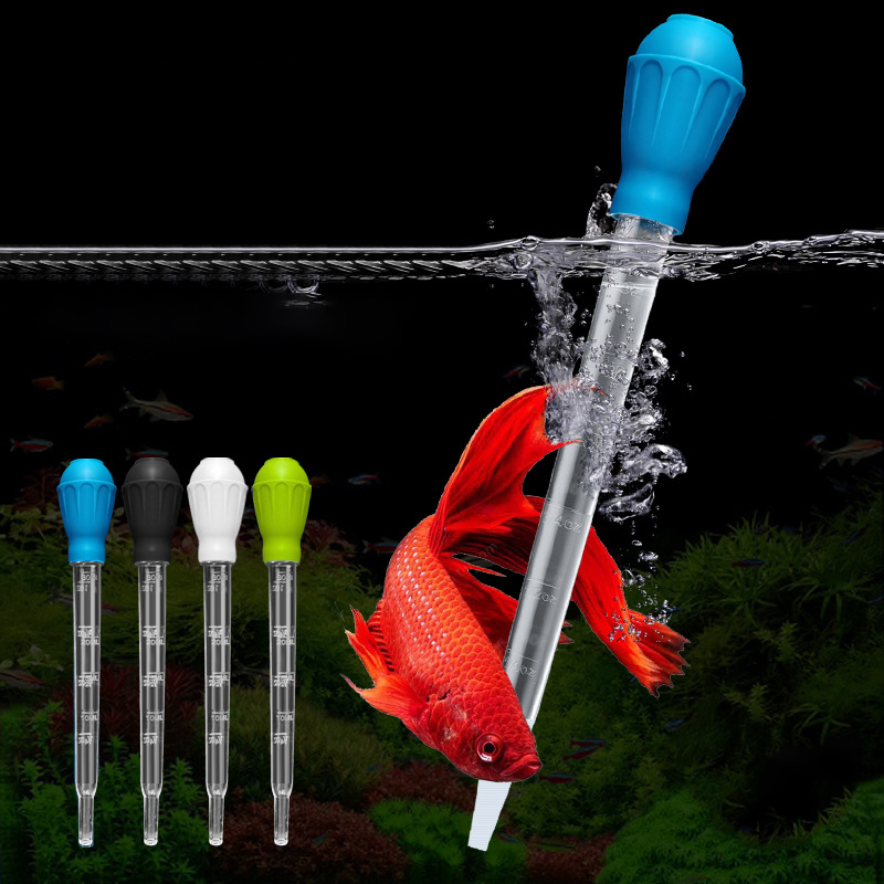 Marine Aquarium Vacuum - Aquarium Siphon ยาว Pipettes ถังปลาเครื่องดูดฝุ่นง่ายเครื่องมือทําความสะอาดสําหรับ Aquarium