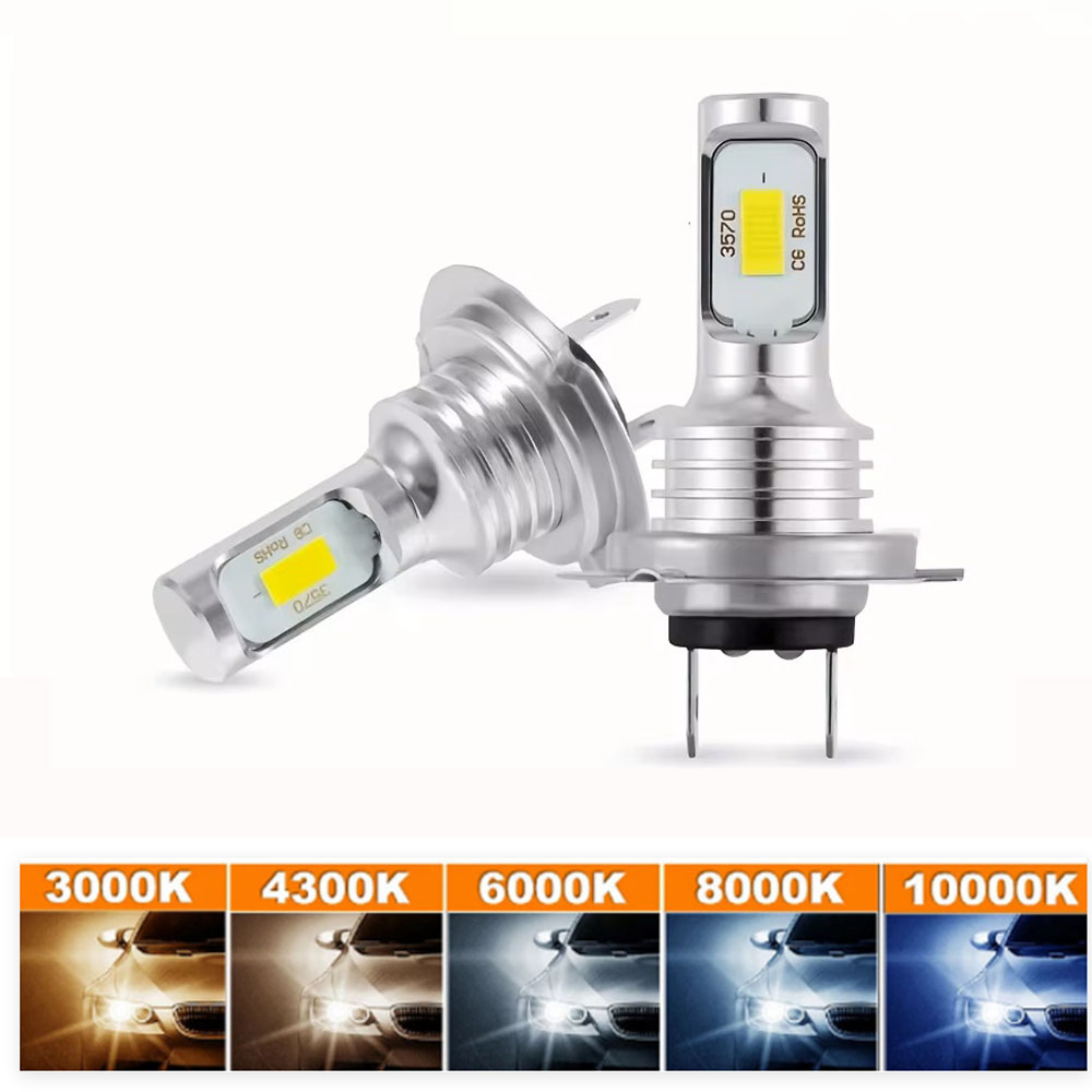 Actinic Blue Led - 2 ชิ้น H7 H4 8000K ไอซ์บลู