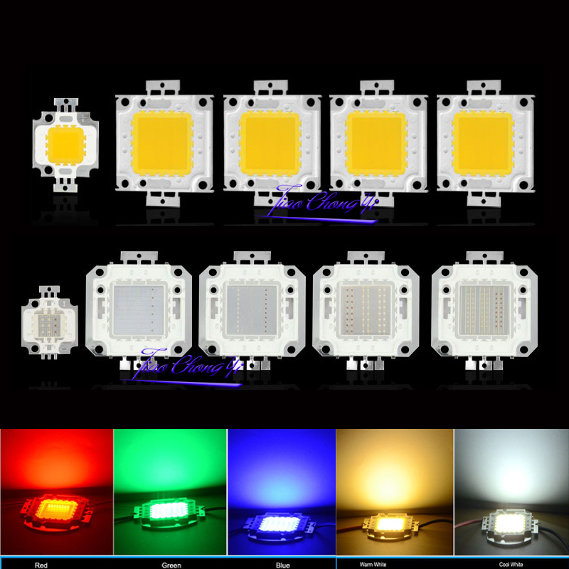 Actinic Blue Led - ชิป LED COB กำลังสูง 10W-100W สำหรับไฟสปอร์ตไลท์