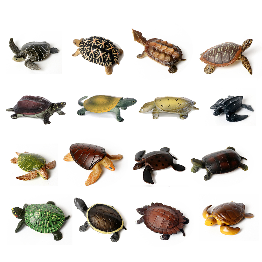 Aquarium Marine Fishes - โมเดลเต่าทะเลขนาดเล็กเหมือนจริงตุ๊กตาเต่าทะเลของตกแต่งของตกแต่งตู้ปลาพิพิธภัณฑ์สัตว์น้ำ