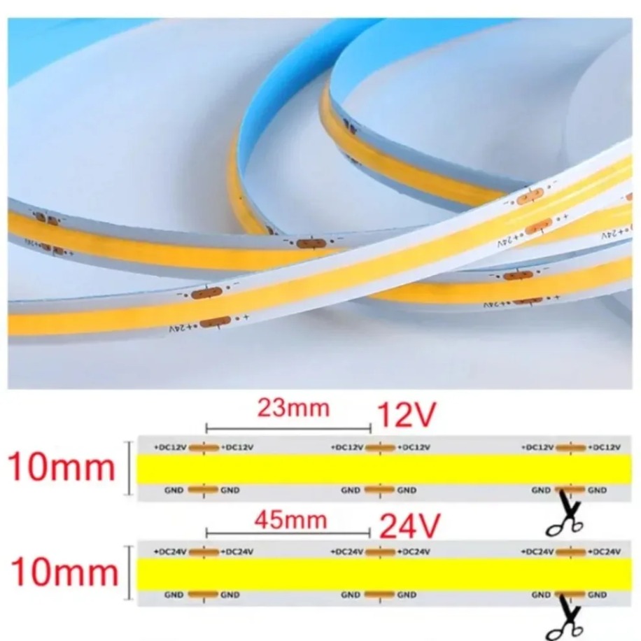 ไฟแถบ LED COB ความหนาแน่นสูง 5 - Actinic Blue Led บทวิจารณ์และราคา