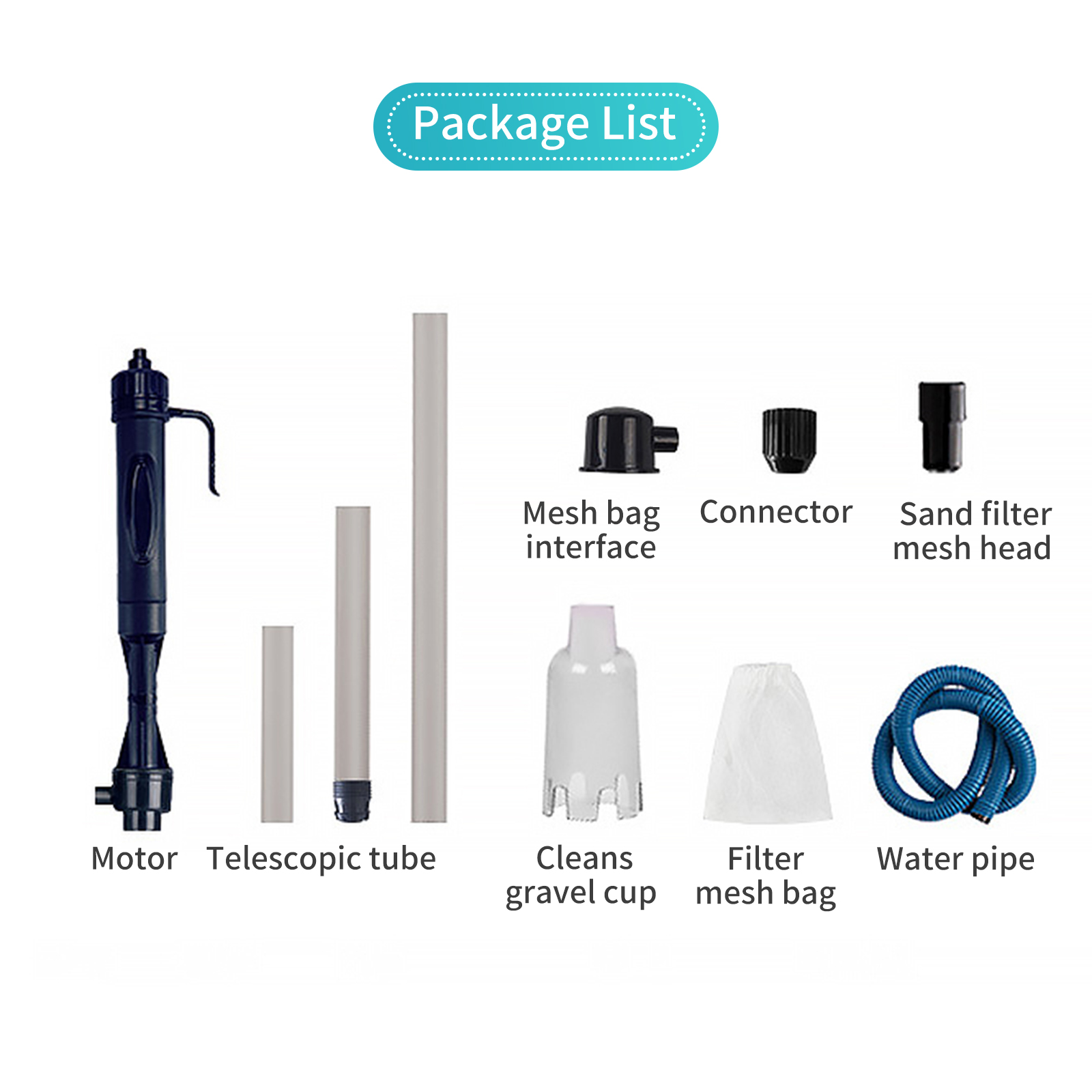 เครื่องเปลี่ยนน้ำที่ทำความสะอา - Marine Aquarium Vacuum บทวิจารณ์และราคา