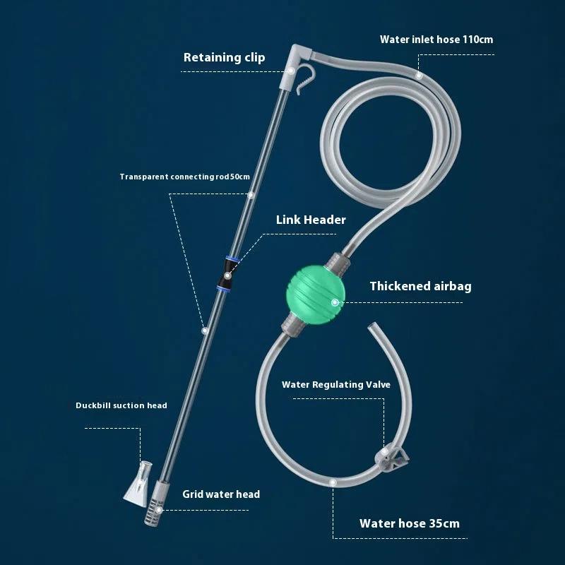 เครื่องทำความสะอาดกรวดตู้ปลา ไ - Marine Aquarium Vacuum บทวิจารณ์และราคา