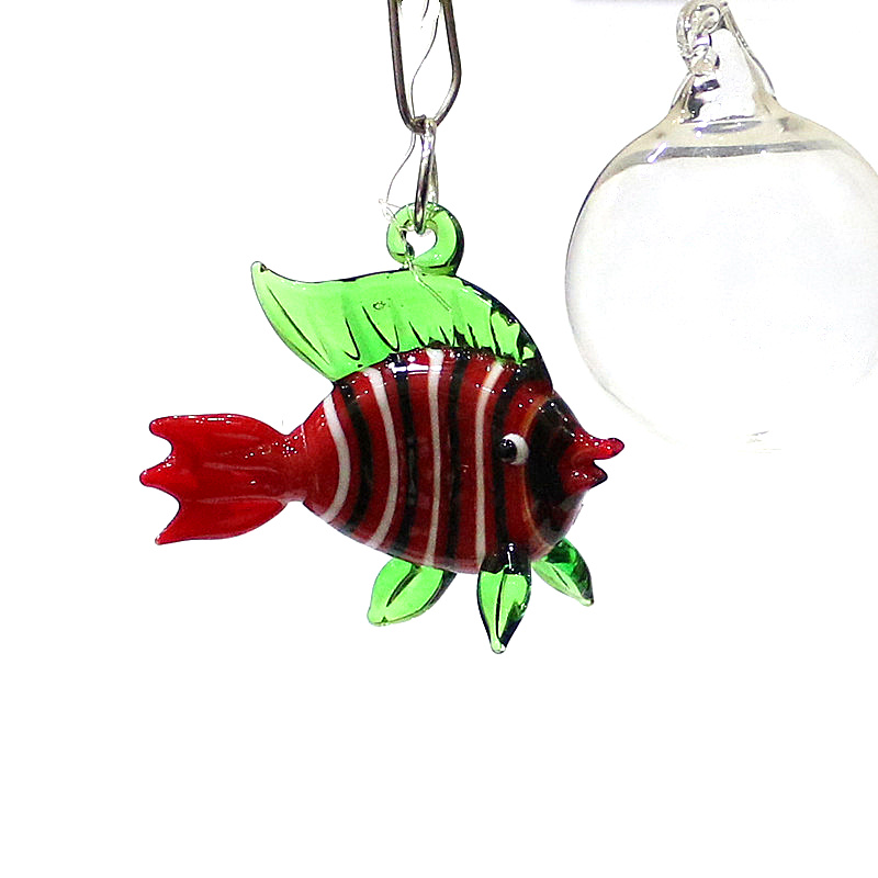 ของตกแต่งตู้ปลา จี้แก้วลอยน้ำร - Aquarium Marine Fishes บทวิจารณ์และราคา