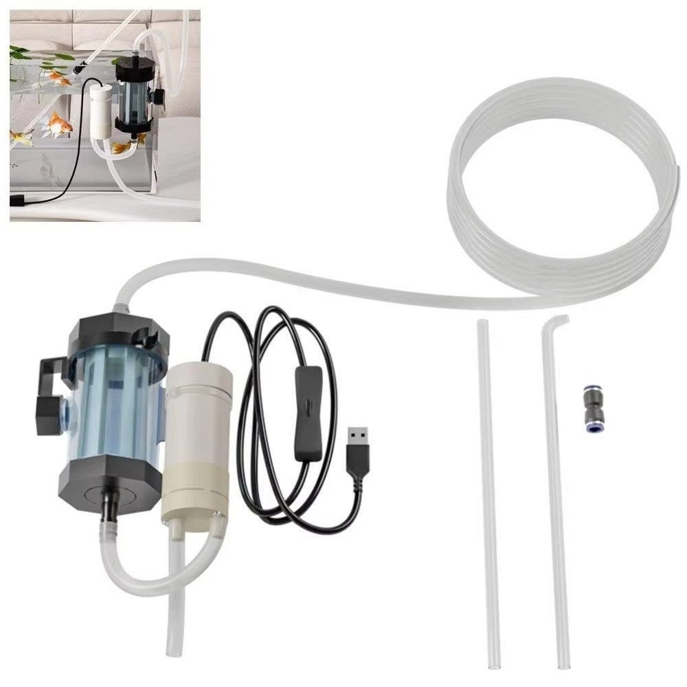 เครื่องเปลี่ยนน้ำตู้ปลาแบบใช้พ - Marine Aquarium Vacuum บทวิจารณ์และราคา