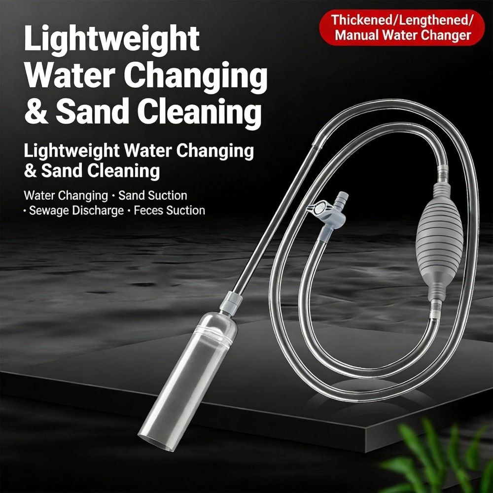 เครื่องดูดทำความสะอาดตู้ปลา 1. - Marine Aquarium Vacuum บทวิจารณ์และราคา